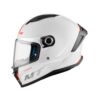 Casco Integral MT Blanco Naranja Talla XL