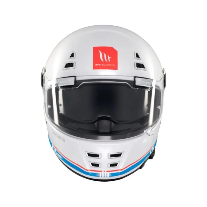 Casco Jarama SV Solid A0 Blanco Perla Brillo Talla XL