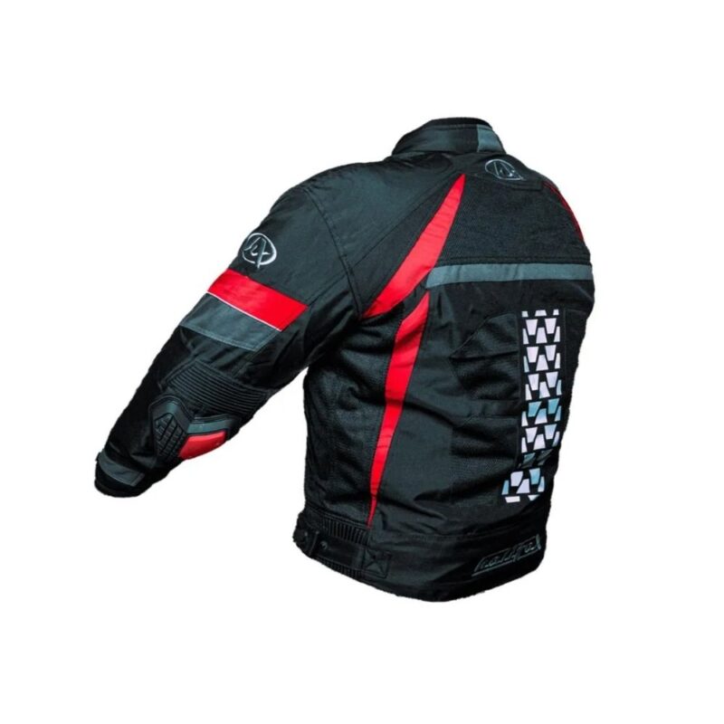 Chaqueta Halifax Talla S Negro Rojo