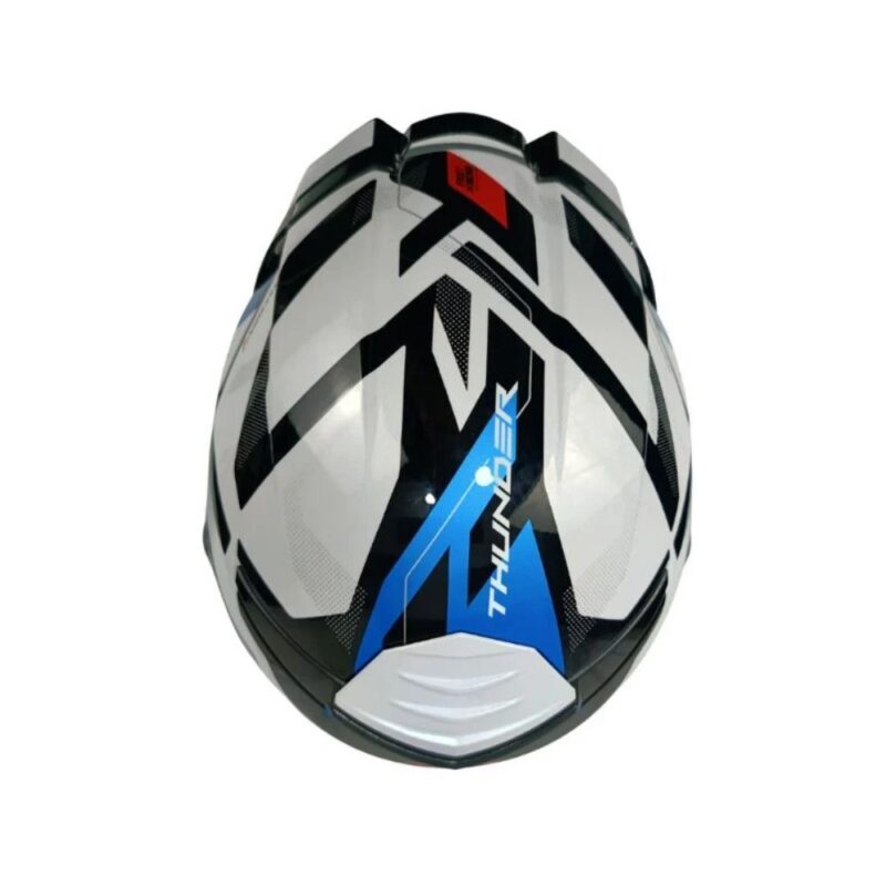 Casco Integral MT Thunder 4 SV Labyrinth A0 - Blanco Brillo Talla L